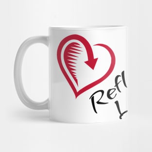 Reflect Love - Red Love Heart Mug